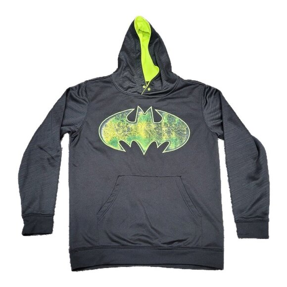 DC Comics Other - Batman Size Large Hoodie Pullover by TM & DC Comics Black Neon Green